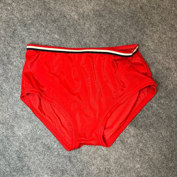 Vintage Jockey Men’s Athletic Supporter – Red Silky Fabric Size M (32–34) Rare - Picture 1 of 10